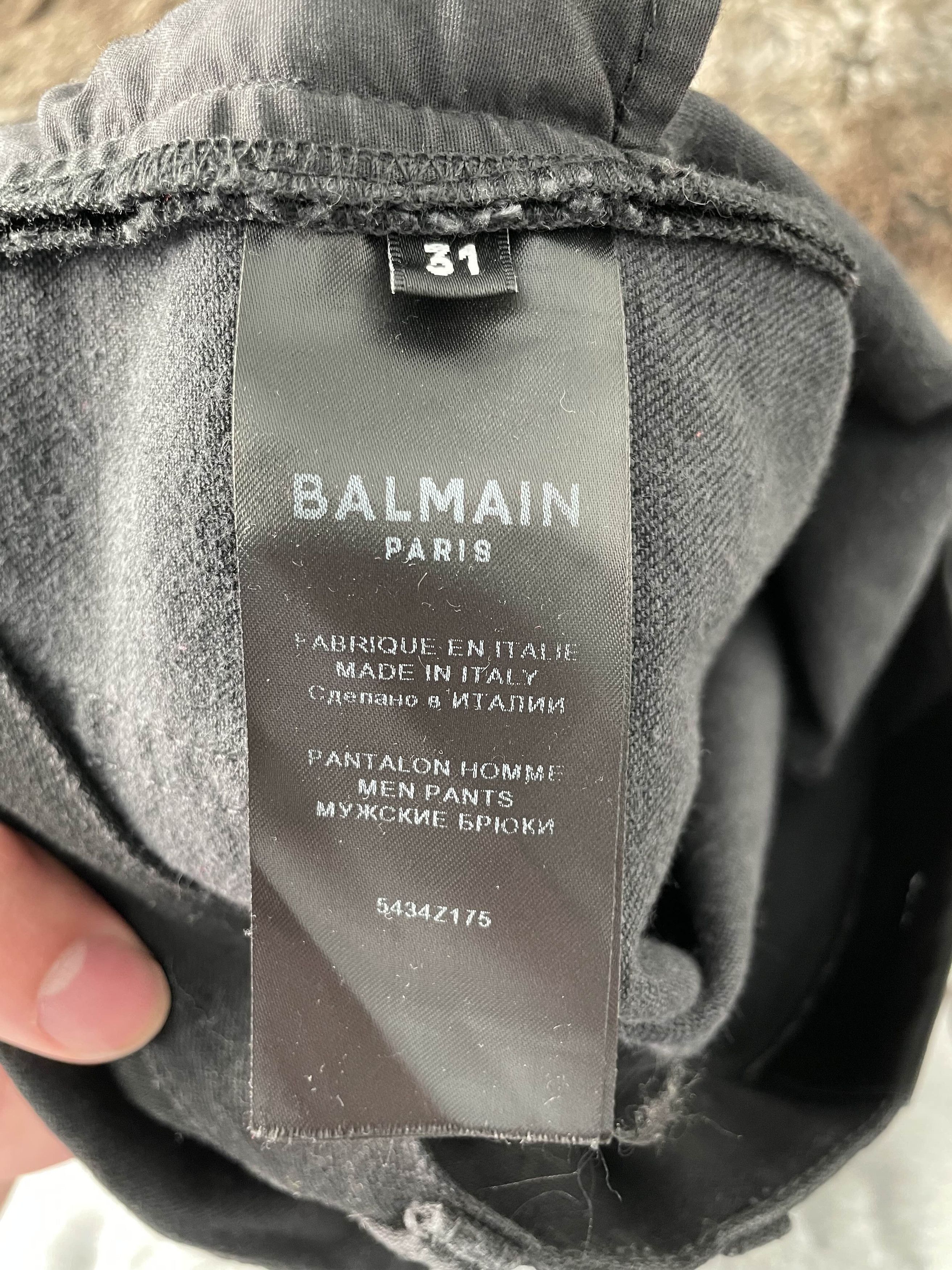 Balmain Balmain Rhinestone Jeans Size US 31 - 7 Thumbnail