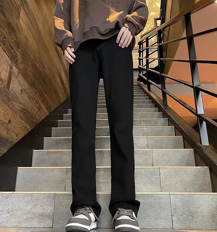 Japanese Brand Straight slim fit micro flared jeans Size US 30 / EU 46 - 1 Thumbnail