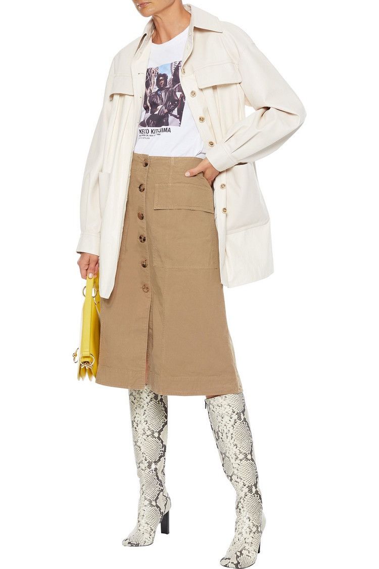 Acne Studios ACNE STUDIOS Irene cotton-twill skirt size DE 32 Size 25" / US 0 / IT 36 - 2 Thumbnail