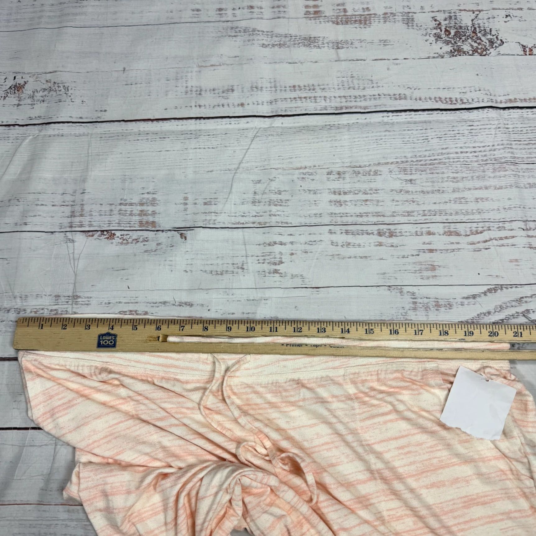 Alfani Alfani Pajama Pants Womens Peach Sleepwear Drawstring Capri 2XL NWT Size 40" / US 18 - 2 Thumbnail
