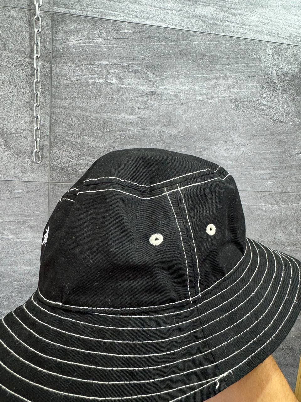Our Legacy × Stussy Stussy x Our Legacy Recycled Twill Bucket Hat Black Size 36 - 4 Thumbnail