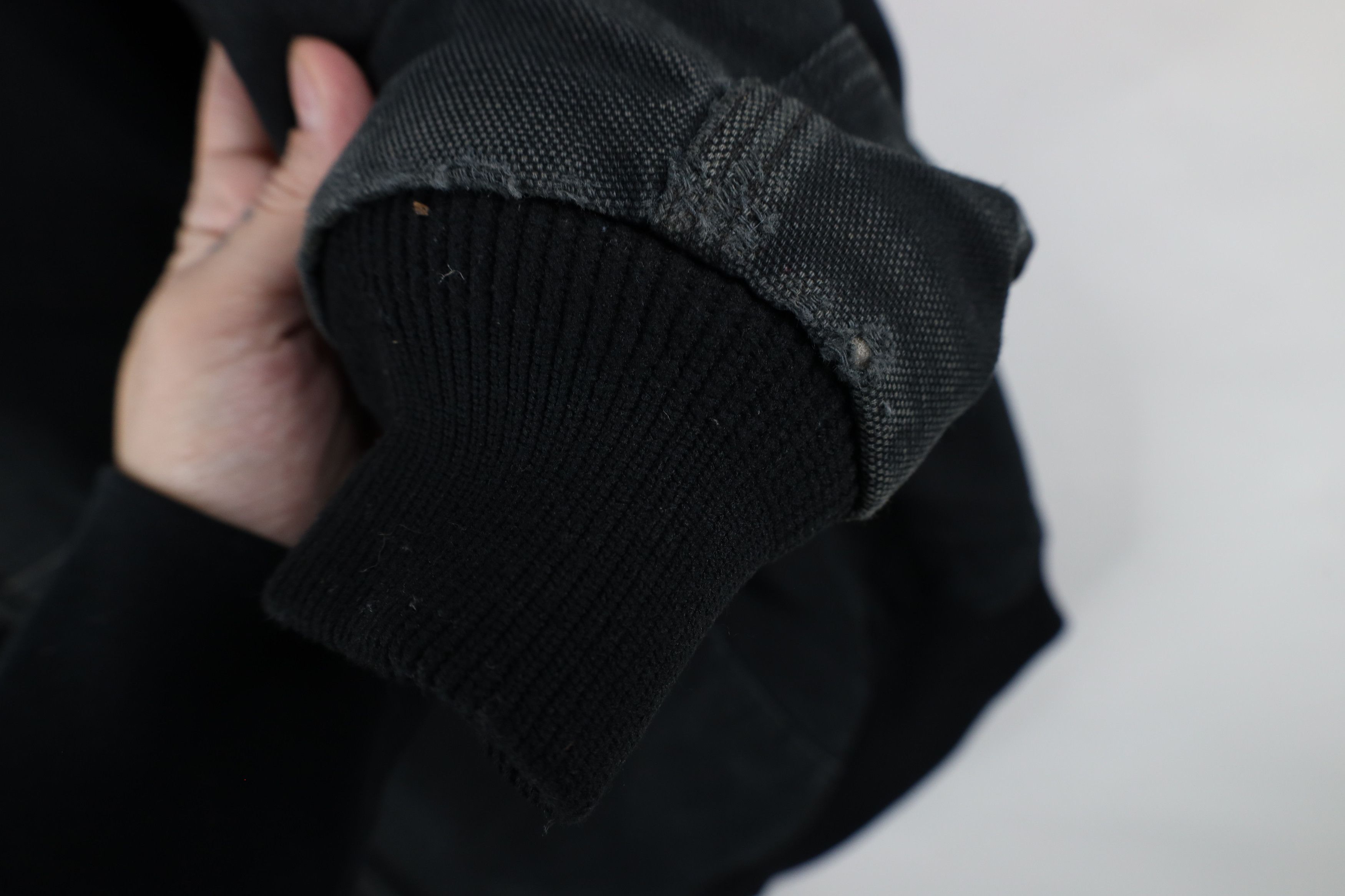 Dickies × Vintage Vintage 90s Dickies Out Quilted Canvas Hooded Jacket Black Size US XL / EU 56 / 4 - 10 Thumbnail