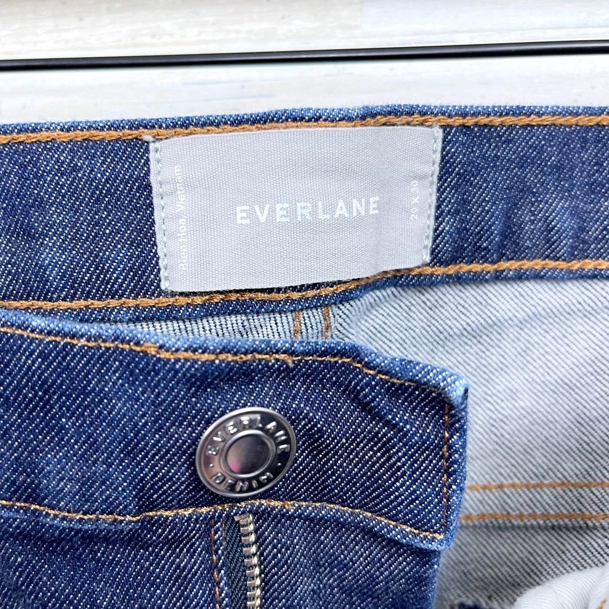 Everlane Everlane Slim Straight Leg Stretch Jeans Dark Mens 29x30 Size US 29 - 6 Thumbnail