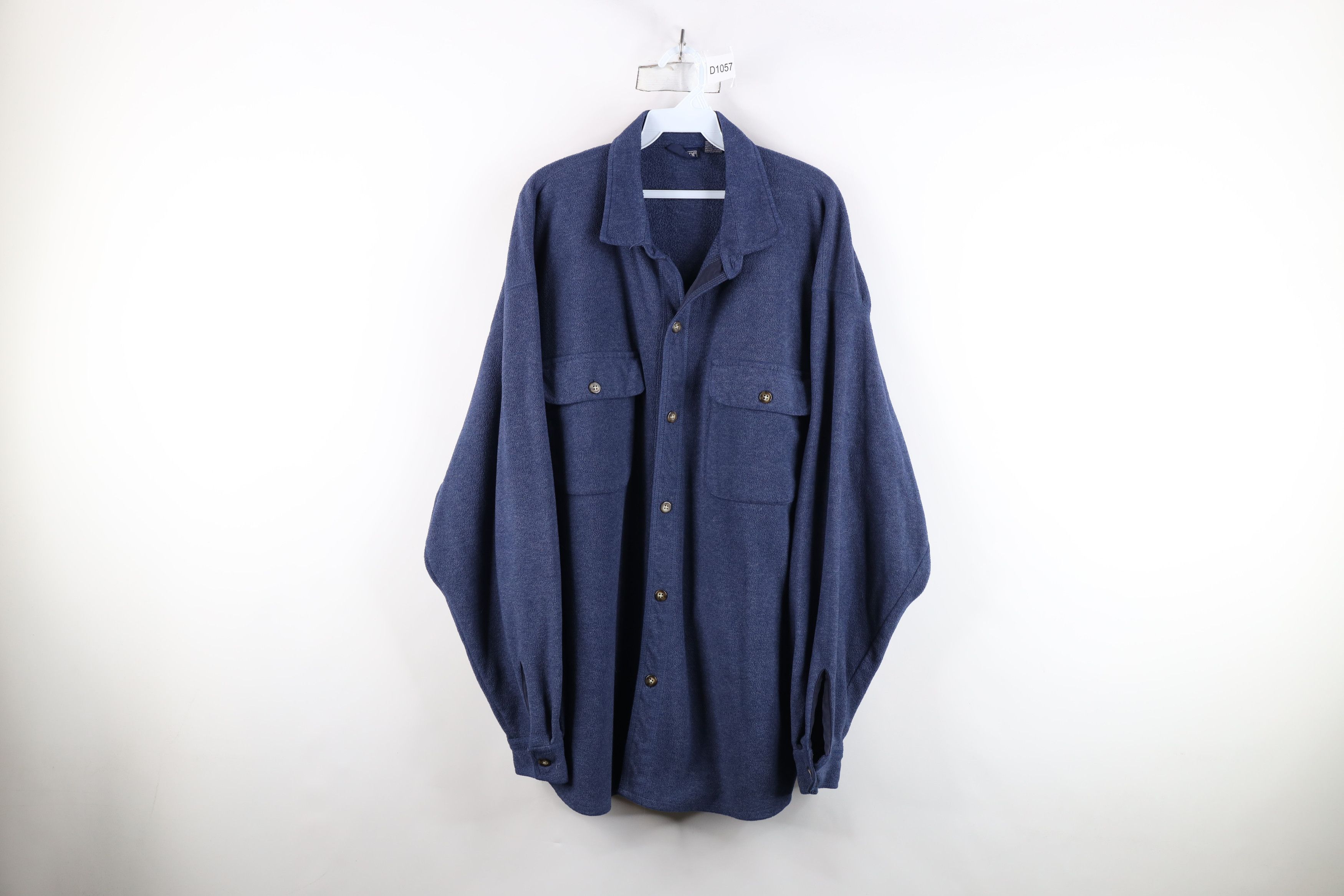 Vintage Vintage 90s Streetwear Button Shirt Jacket Jac Shirt Size US XL / EU 56 / 4 - 1 Thumbnail