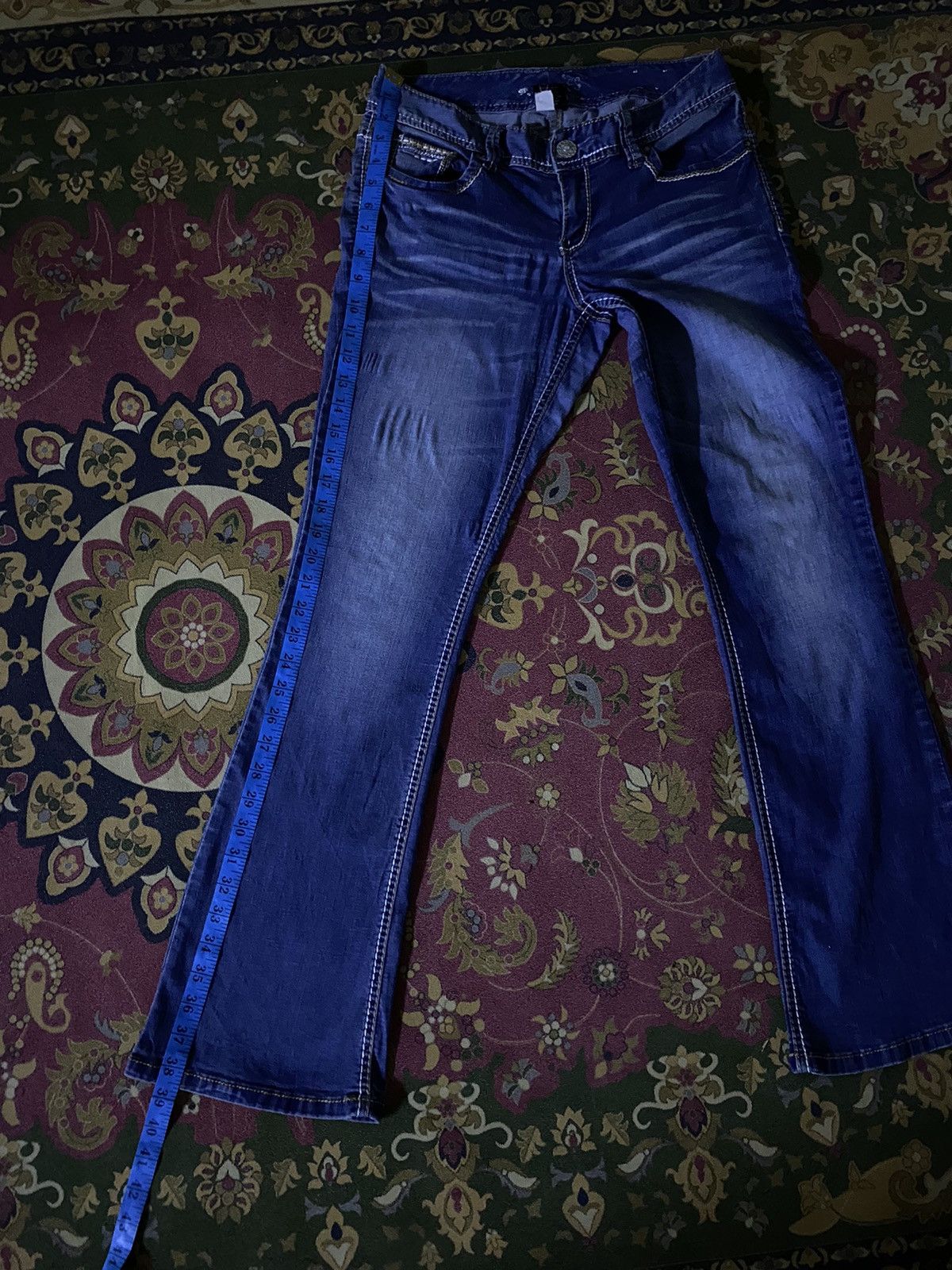 Japanese Brand × Rock Revival Japanese Brand Flare Rock Revival Style Denim Size US 29 - 14 Thumbnail