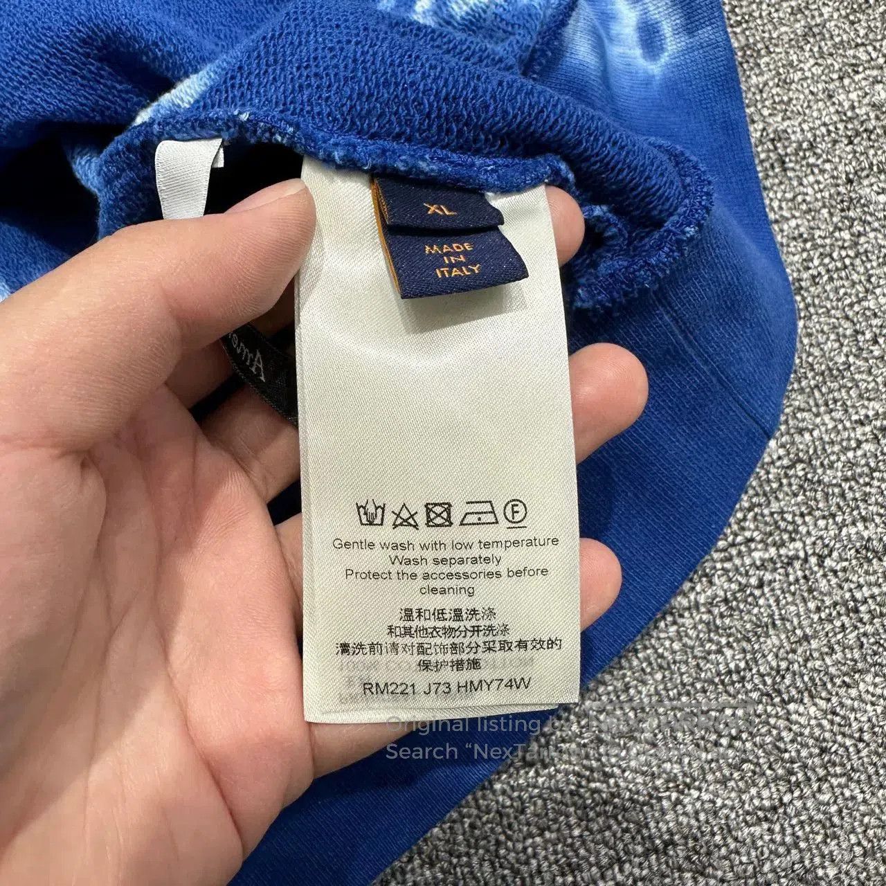 Louis Vuitton Louis Vuitton Tie-Dye Hoodie. Size US XL / EU 56 / 4 - 3 Thumbnail