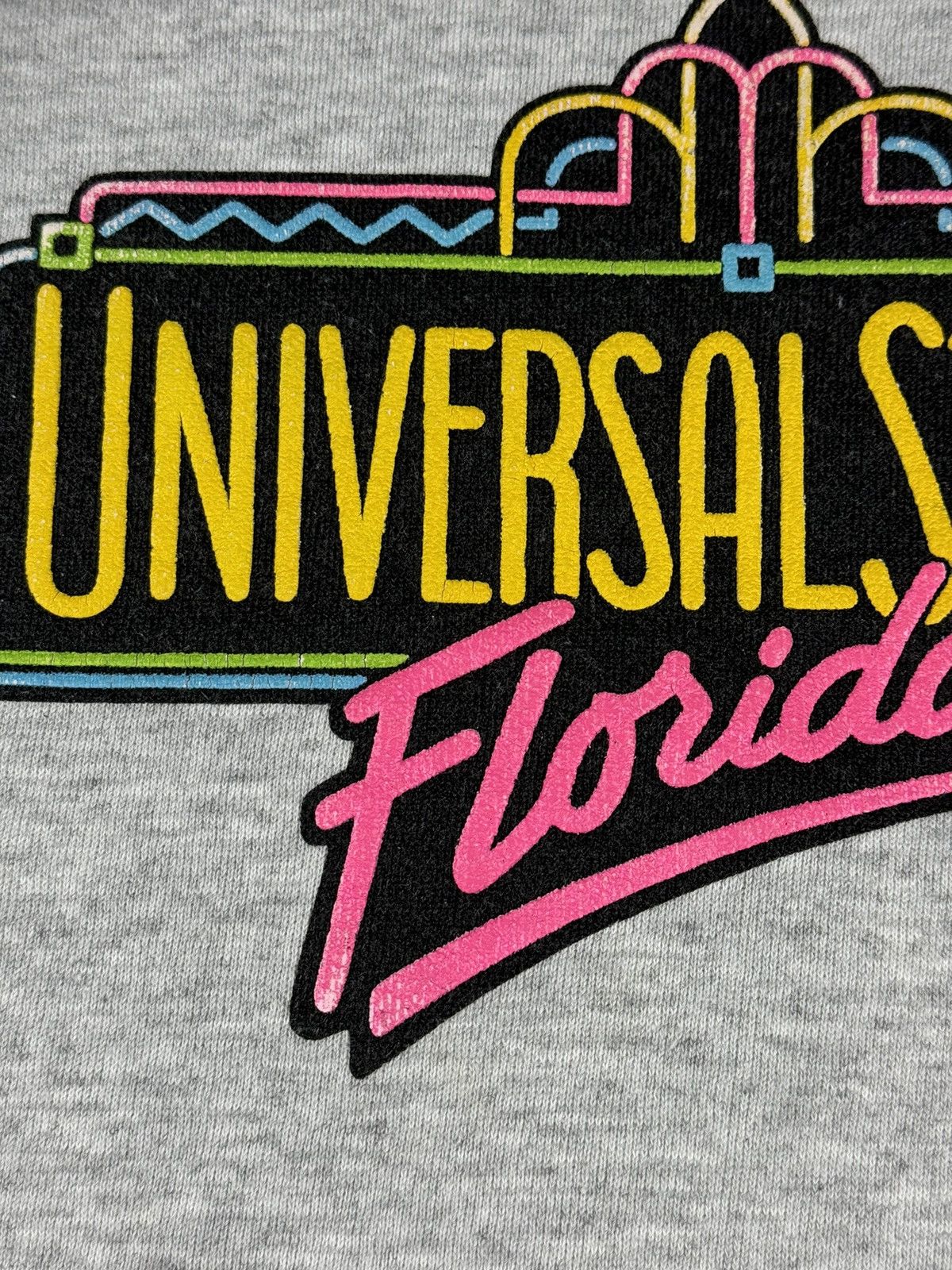 Universal Studios × Vintage Vintage 90s Universal Studios Crewneck Sweatshirt Spellout Size US L / EU 52-54 / 3 - 5 Thumbnail