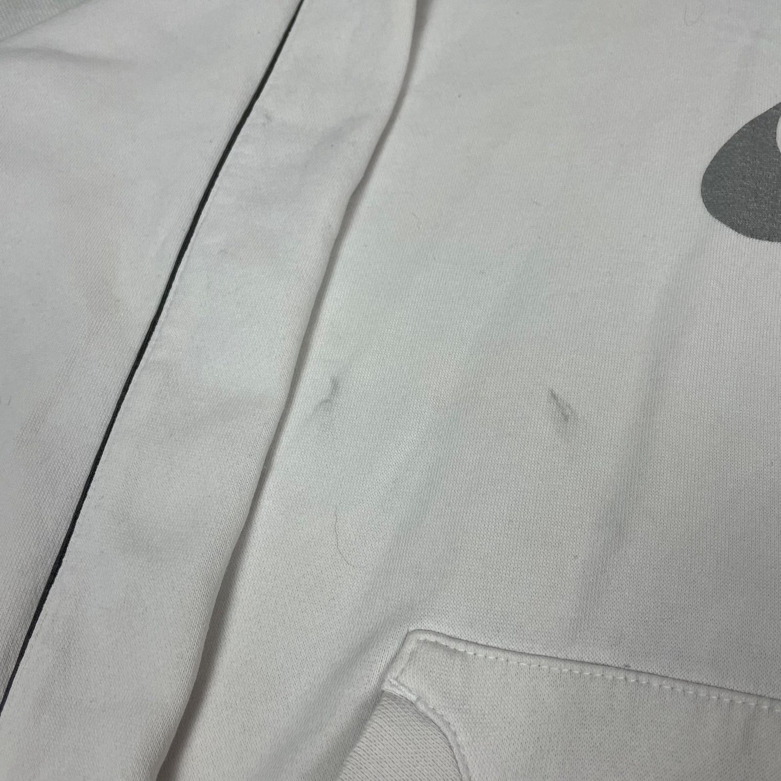 Nike × Vintage Nike Spellout Men's White Fleece Lined Pullover Hoodie XXL Size US XXL / EU 58 / 5 - 4 Thumbnail