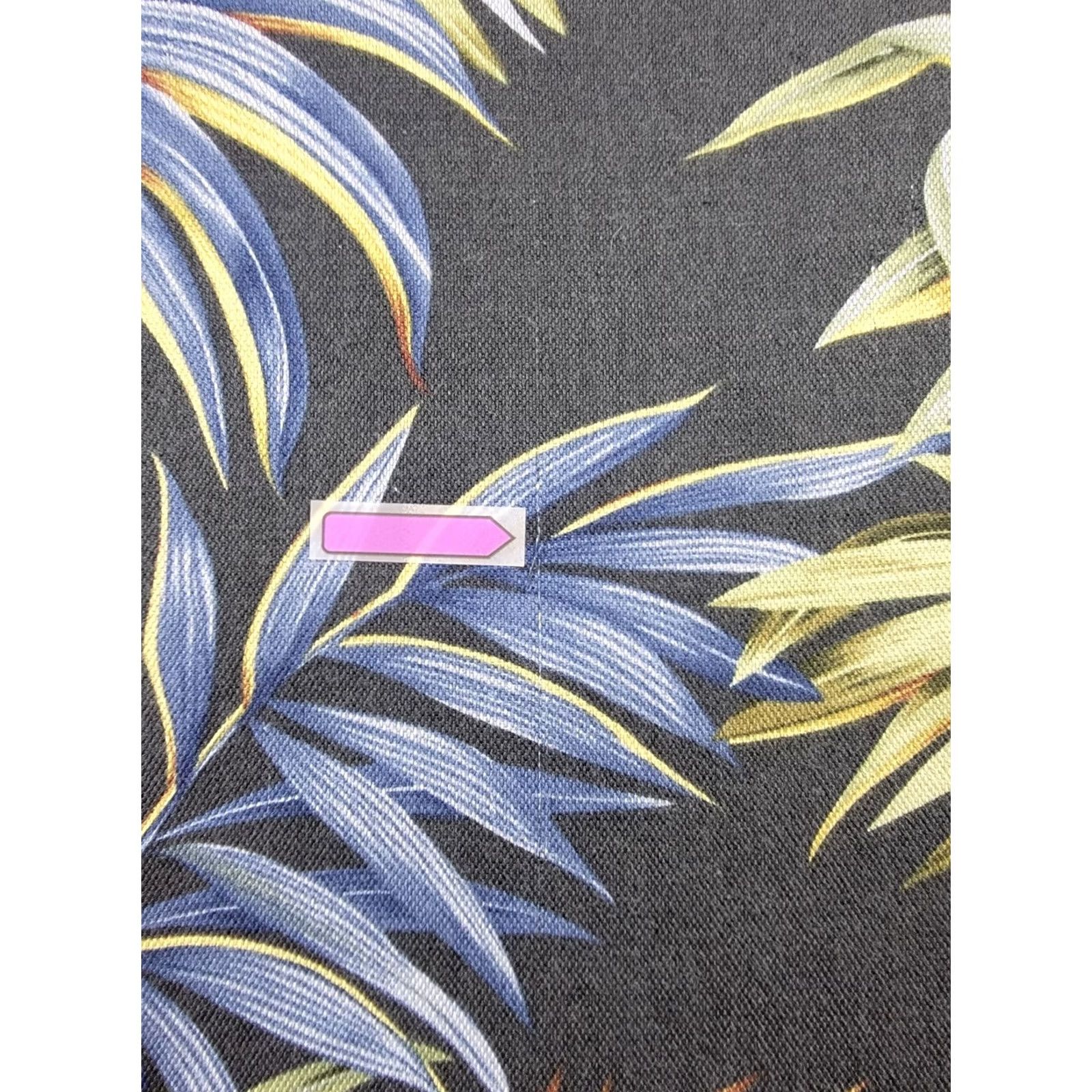 Tommy Bahama Tommy Bahama Shirt Mens Medium Blue Short Sleeve Pullover Silk Cotton Tropical Size US M / EU 48-50 / 2 - 7 Thumbnail