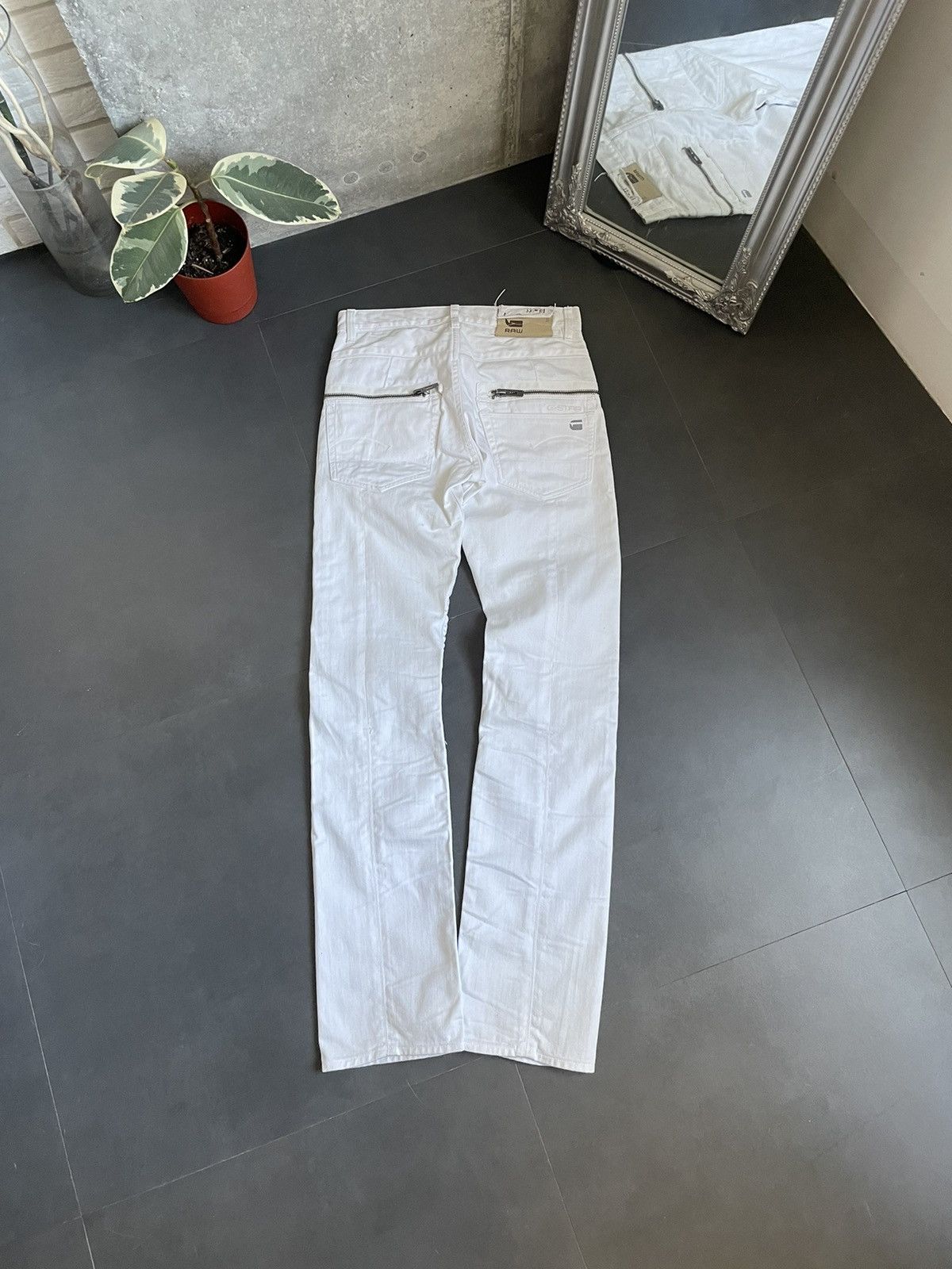 G-Star Rare G Star Raw 3301 Plus Sudden Zip Denim 3D Pant Y2k 31x34 Size US 31 - 2 Thumbnail