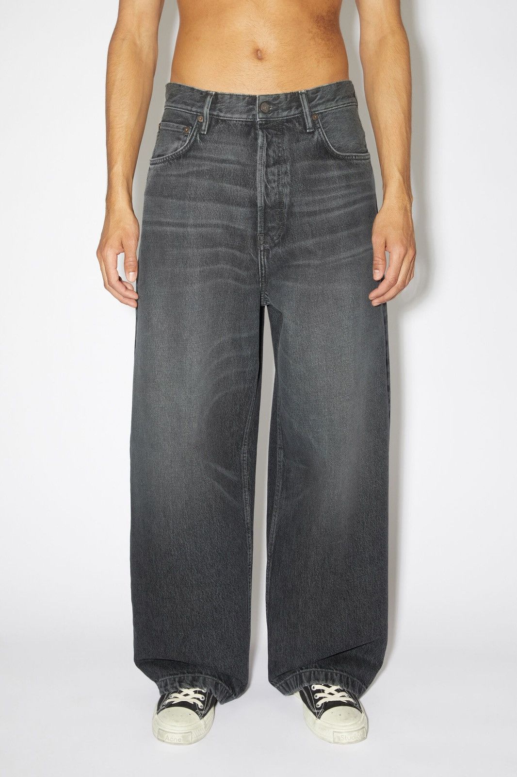 Acne Studios 1989 Light Blue Trash Wide Leg Jeans | Grailed