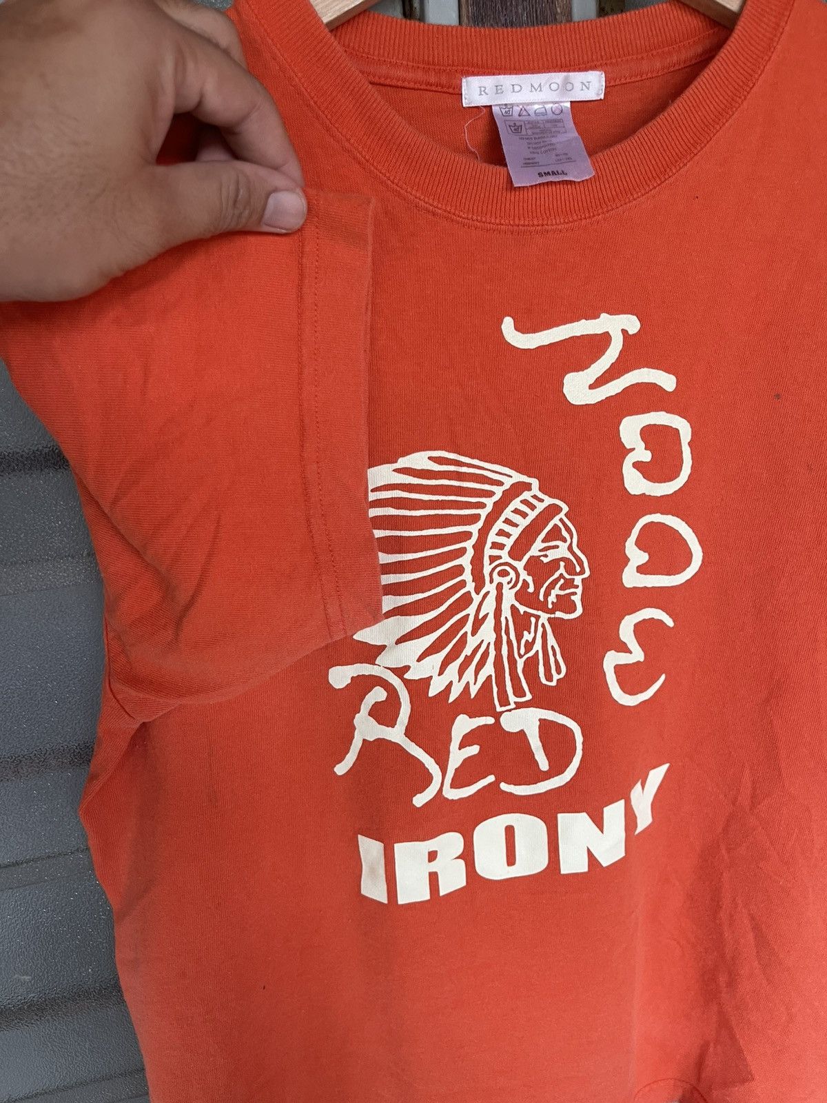 Redmoon Vintage Redmoon Irony Japan American Native Head Shirt Tee Size US S / EU 44-46 / 1 - 4 Thumbnail