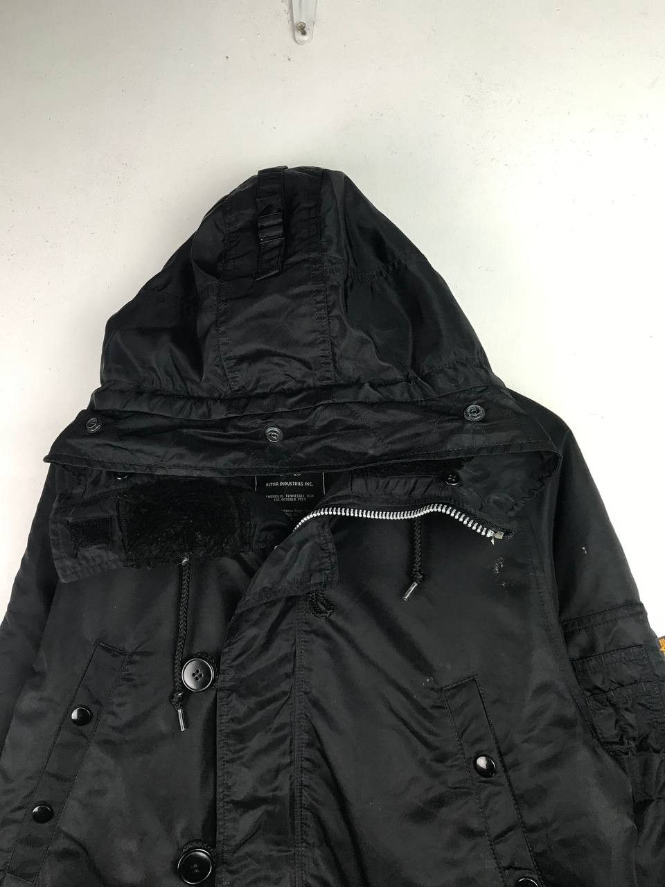 Alpha Industries Vintage Alpha Industries Full Zipper And Button jacket Size US L / EU 52-54 / 3 - 6 Thumbnail