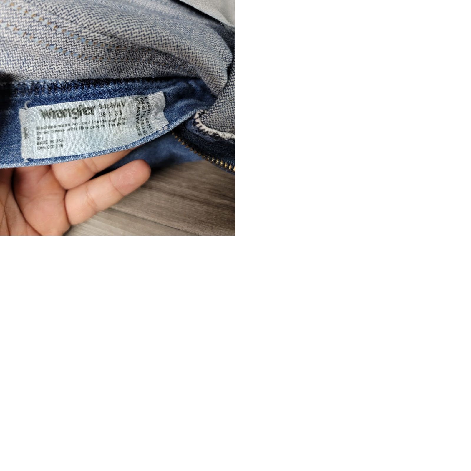 Wrangler Wrangler Jeans Bootcut 38 x 33 Denim Cowboy Western 945NAV Men’s Regular Blue Denim Size 38 33 Boots Cowboy Western Workwear Jeans Mens Size US 38 / EU 54 - 10 Thumbnail