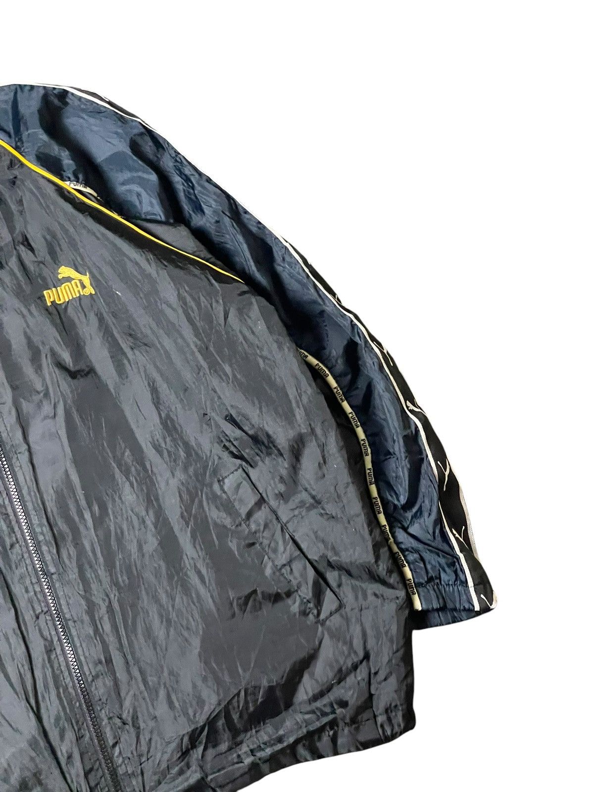 Japanese Brand × Puma × Vintage Vintage PUMA Side Logo Nylon Windbreaker (98) Size US M / EU 48-50 / 2 - 3 Thumbnail