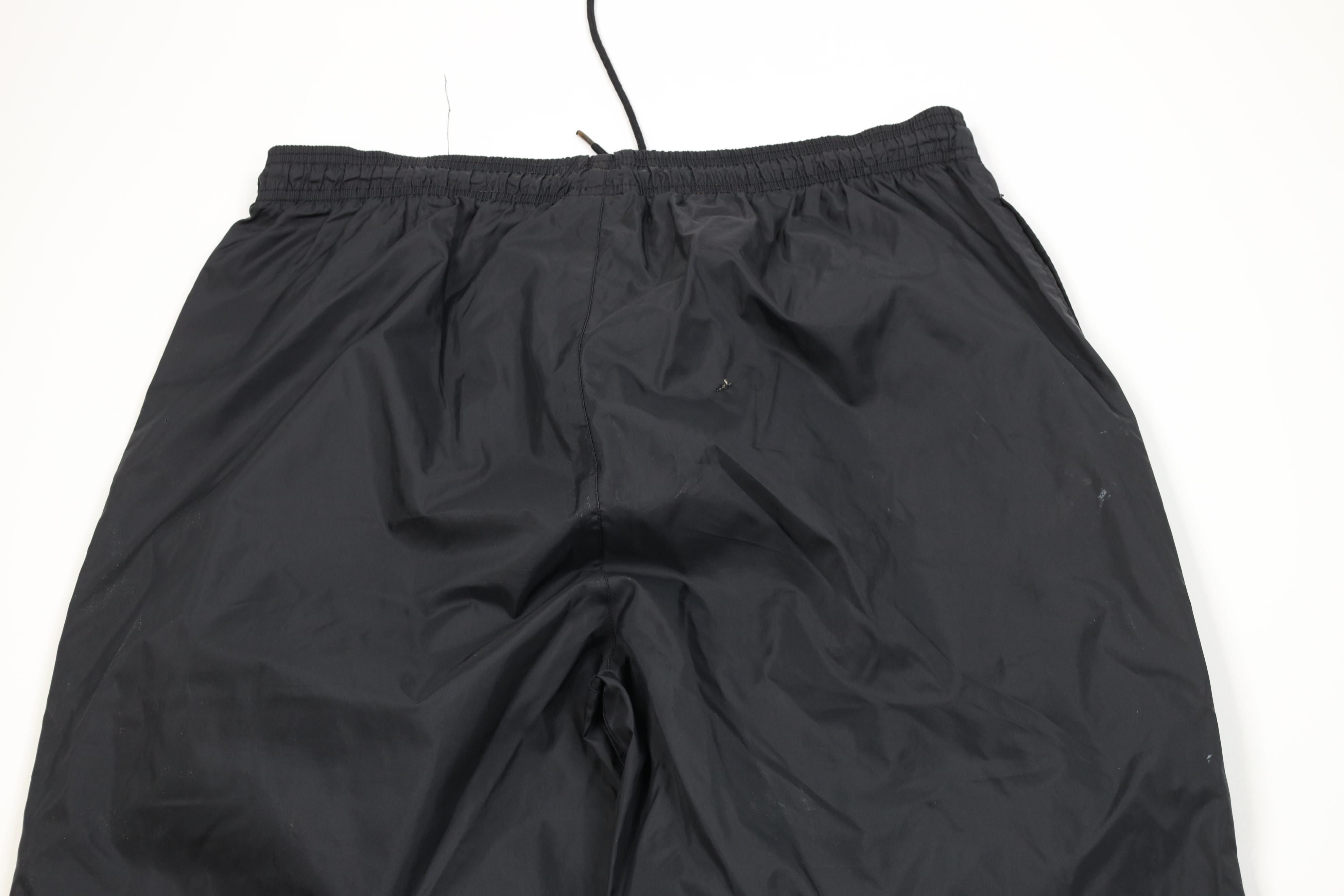 Adidas Vintage 90s Adidas Spell Out Windbreaker Joggers Pants Black Size US 38 / EU 54 - 12 Thumbnail