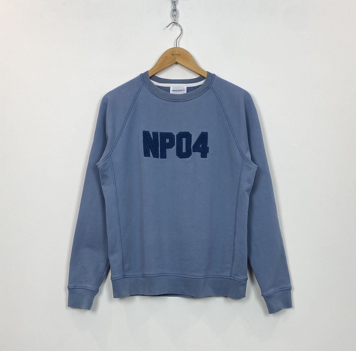 Norse Projects Norse Projects NP04 Long Sleeve Sweatshirt Men’s Size M Blue Size US M / EU 48-50 / 2 - 1 Thumbnail