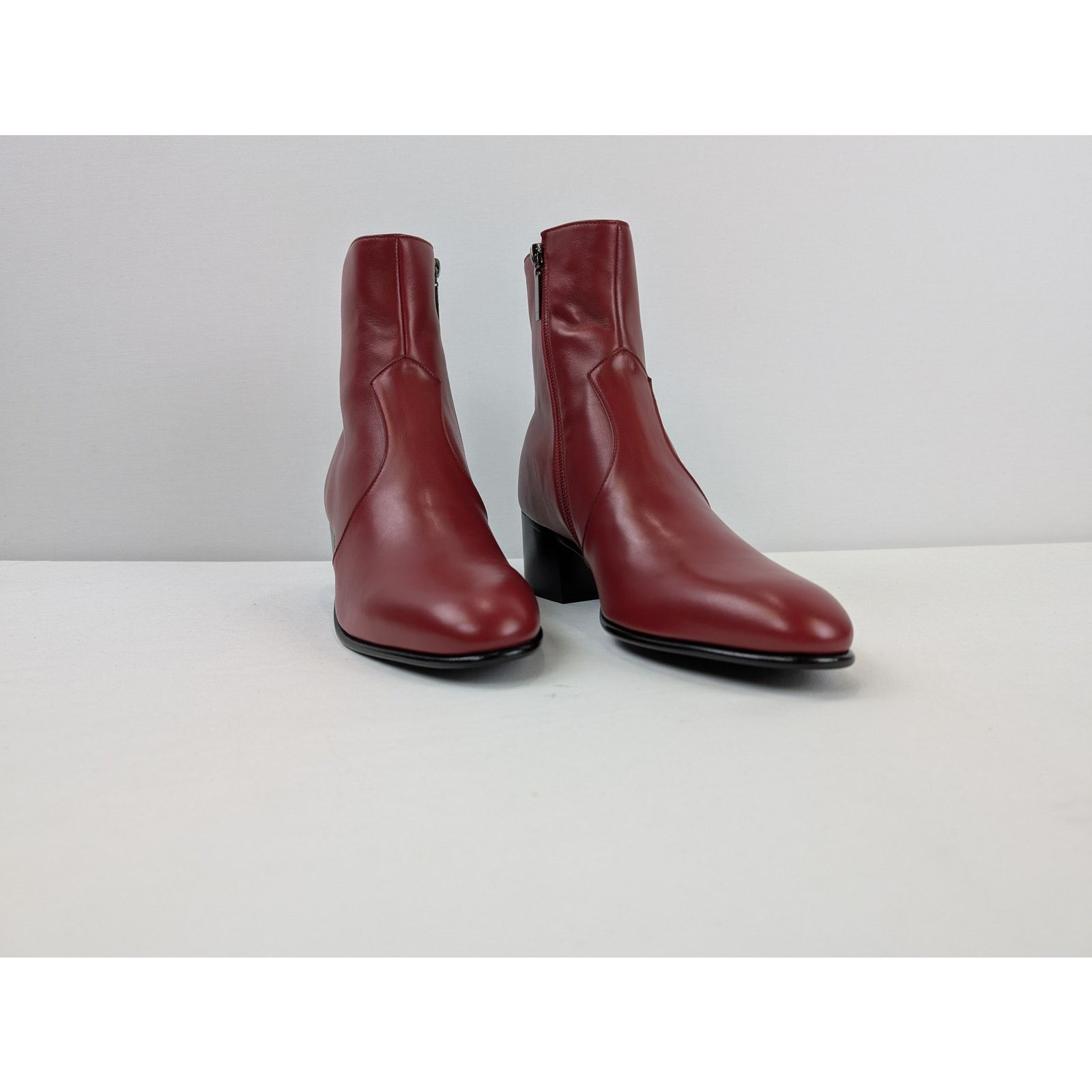 Saint Laurent Paris o1rshd1 James 60 Bootie Boots in Opyum Red Size US 9 / EU 42 - 7 Thumbnail