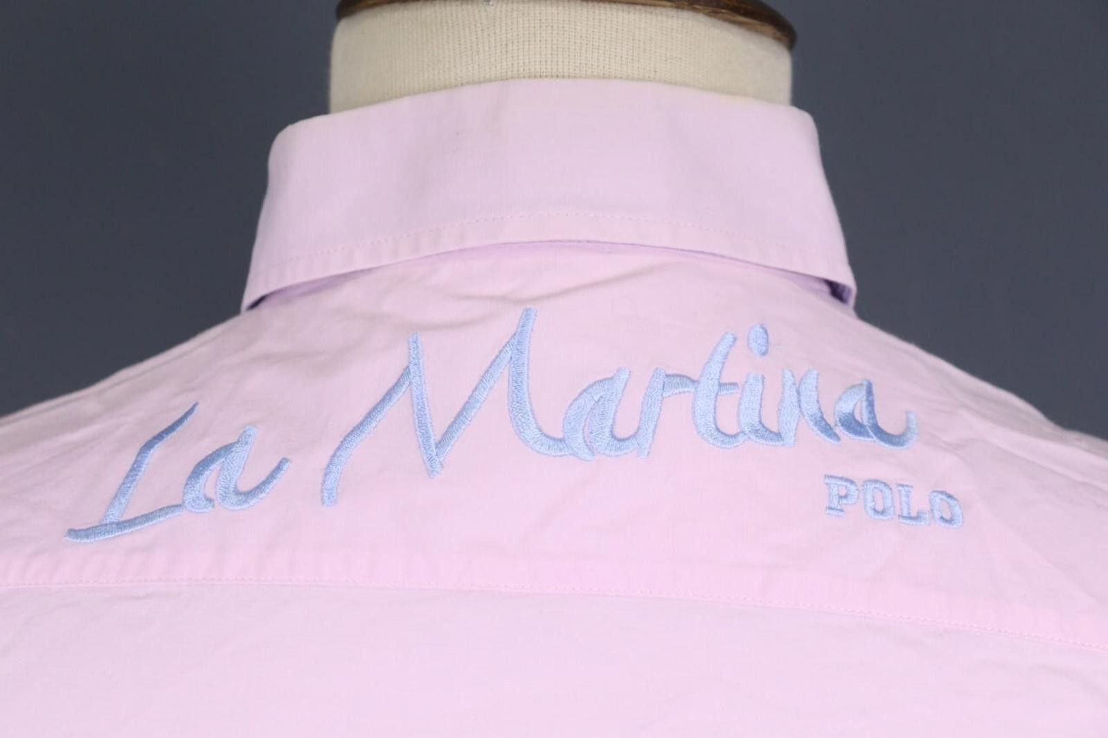 La Martina La Martina Buenos Aires Pink Polo #3 Button Shirt Size XXL Size US XXL / EU 58 / 5 - 12 Thumbnail