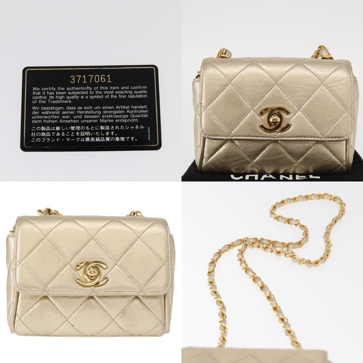 Chanel Chanel Mini Matelasse 13 Chain Shoulder Bag Size ONE SIZE - 5 Thumbnail