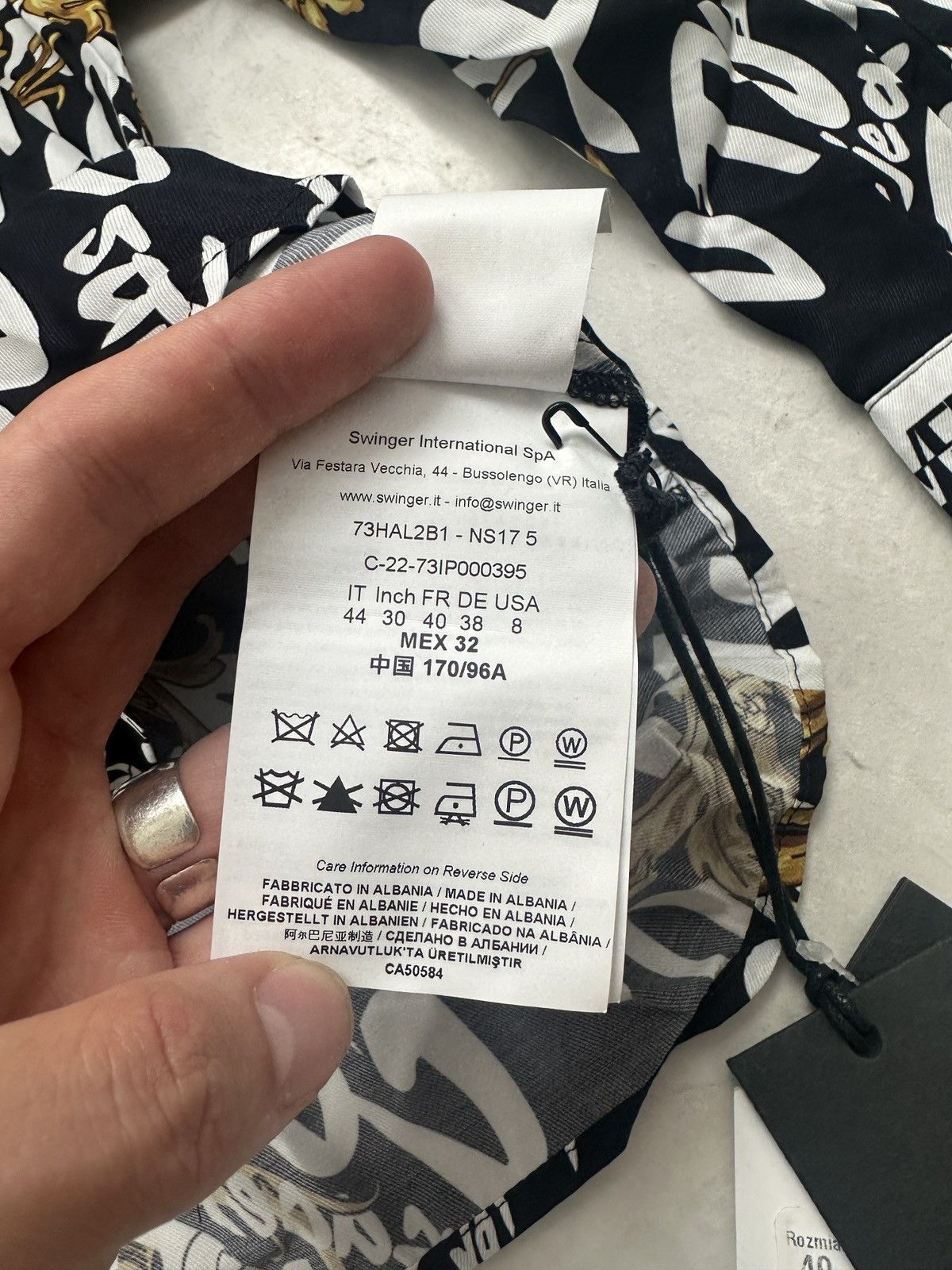 Versace × Versace Jeans Couture Versace Jeans Couture viscose all over print shirt with tags Size M / US 6-8 / IT 42-44 - 14 Thumbnail