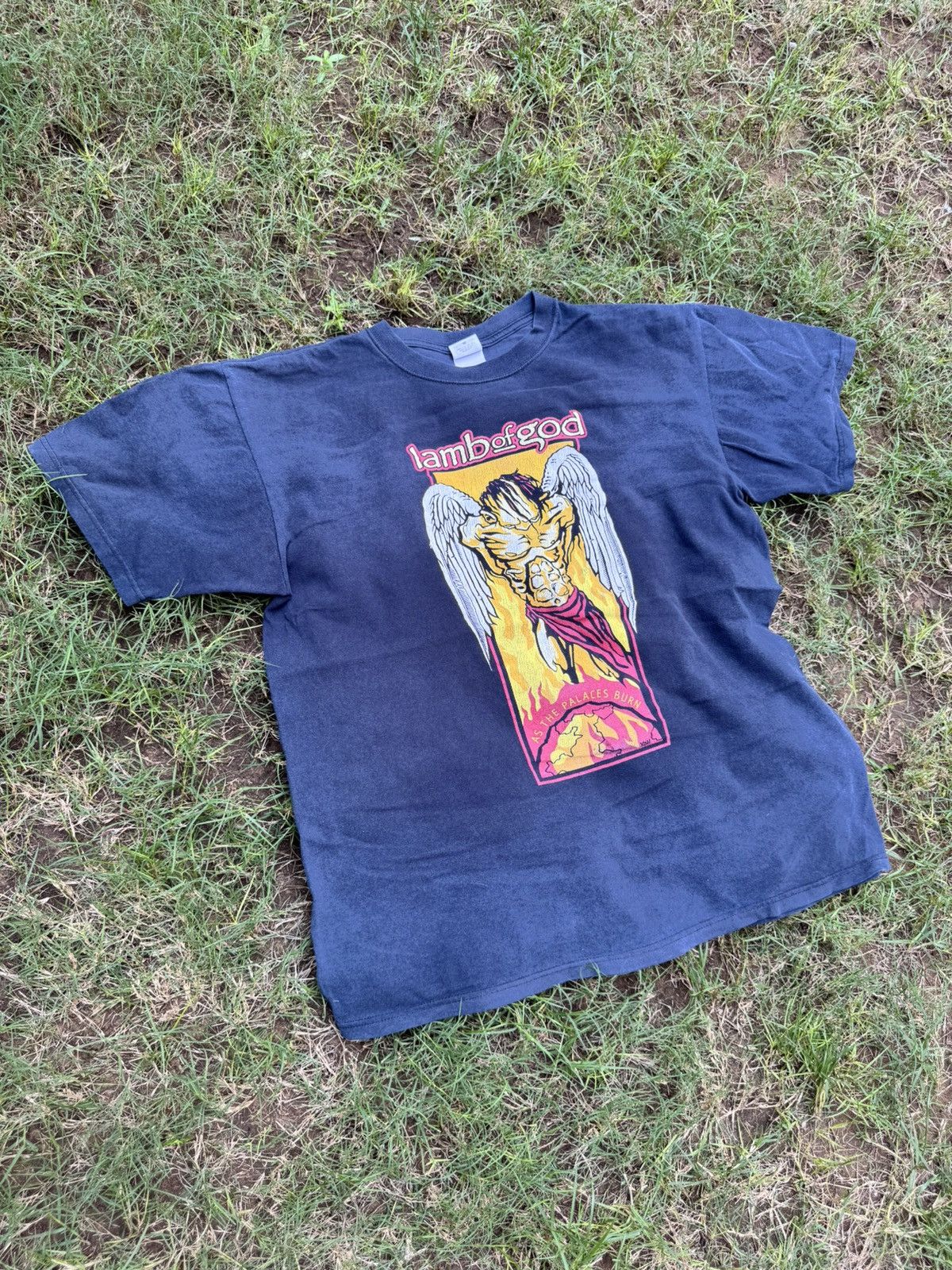 Vintage Lamb of God As The Palaces Burn T-shirt vintage 90s Size US L / EU 52-54 / 3 - 3 Thumbnail