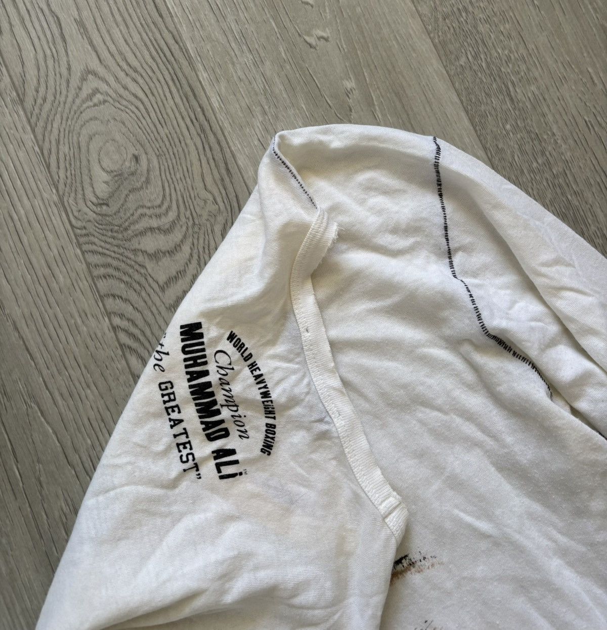 Dolce & Gabbana × Vintage Vintage Dolce Gabbana Muhammad Ali Long Sleeve Rare Size US S / EU 44-46 / 1 - 3 Thumbnail