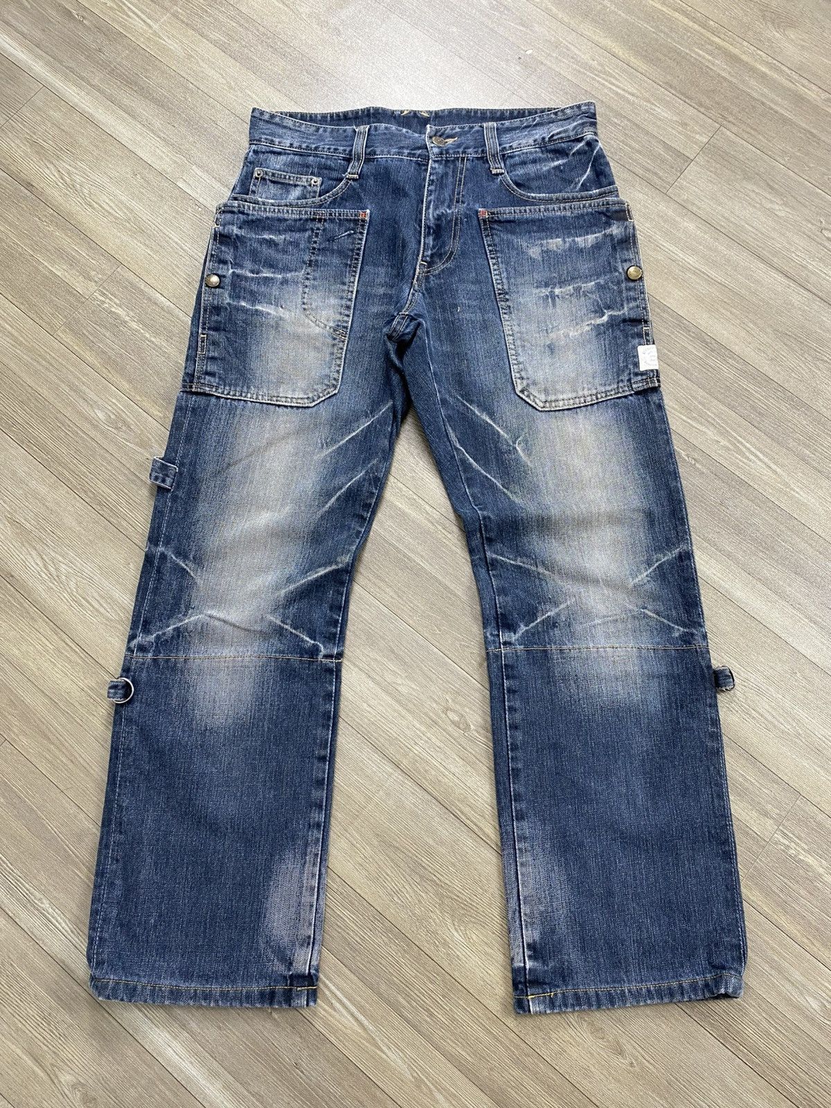 PPFM PPFM Platation Multipocket The Dessert Fox Distressed Jeans Size US 31 - 1 Thumbnail