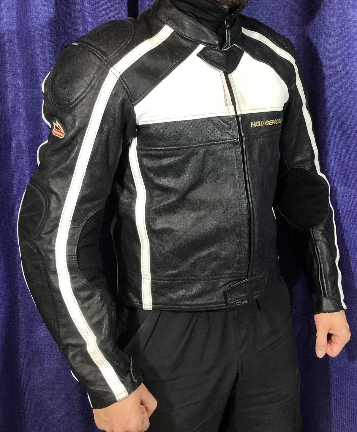 Ferrari × Honda × Yamaha Hain Gericke Motorcycle Leather Jacket Size US S / EU 44-46 / 1 - 2 Thumbnail