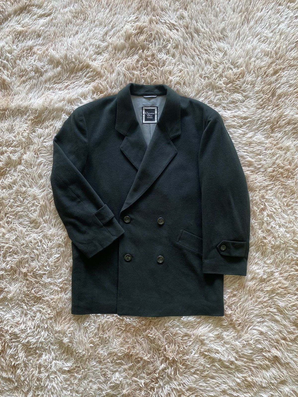 Christian Dior Monsieur Vintage 80’s Christian Dior Monsieur Cashmere Coat Jacket Size US M / EU 48-50 / 2 - 1 Thumbnail