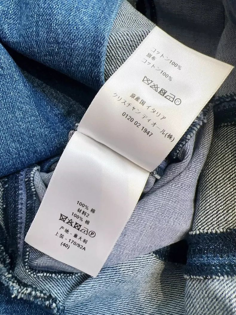 Dior Dior Blue Patchwork Denim Blazer Jacket-2506 Size L / US 10 / IT 46 - 7 Thumbnail