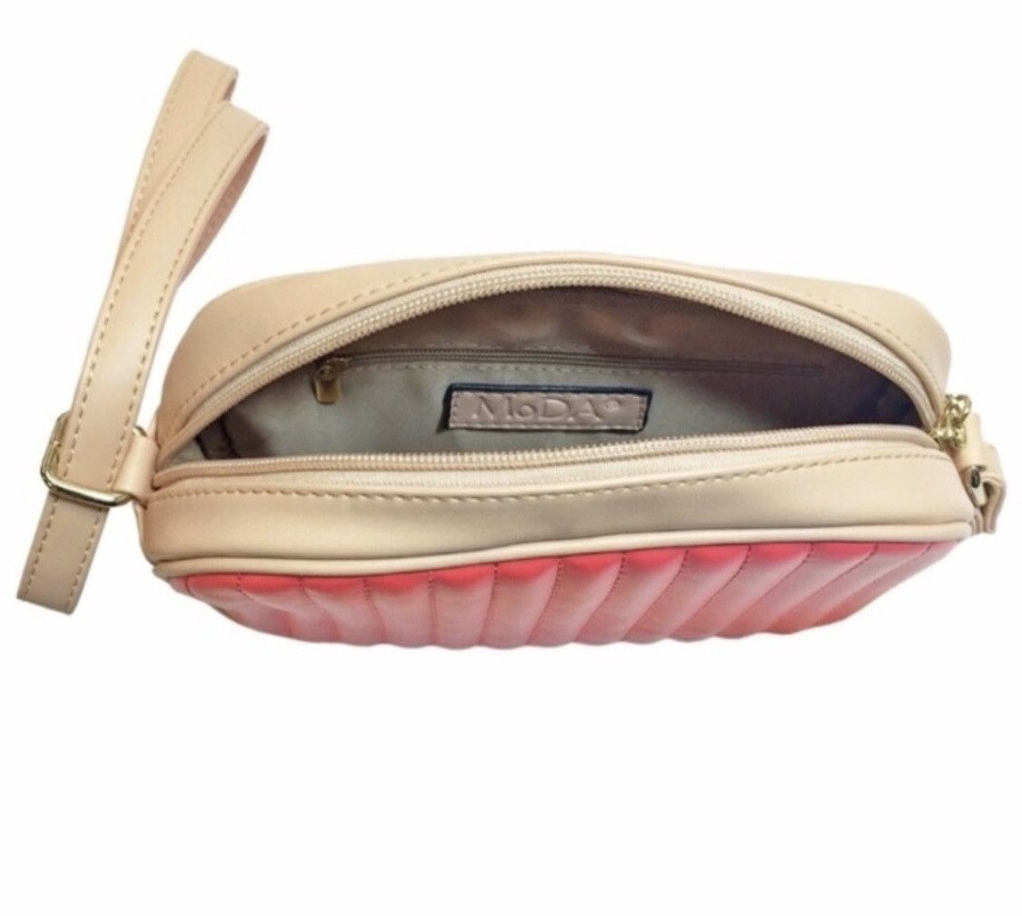 Other CORAL & CREAM COLORBLOCK CROSSBODY WRISTLET Size ONE SIZE - 4 Thumbnail