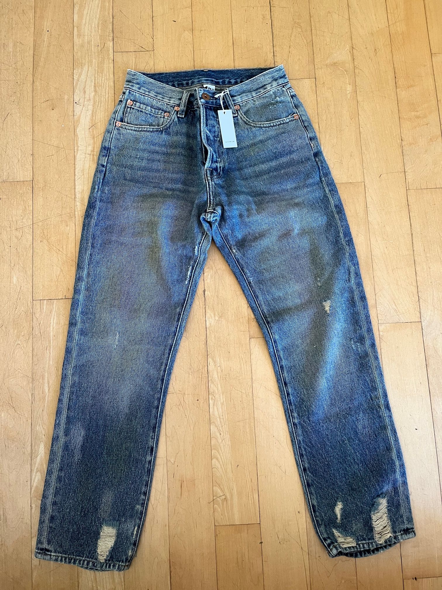 image of Nsf Nori Denim Harlan Wash Size 24" in Blue, Women's