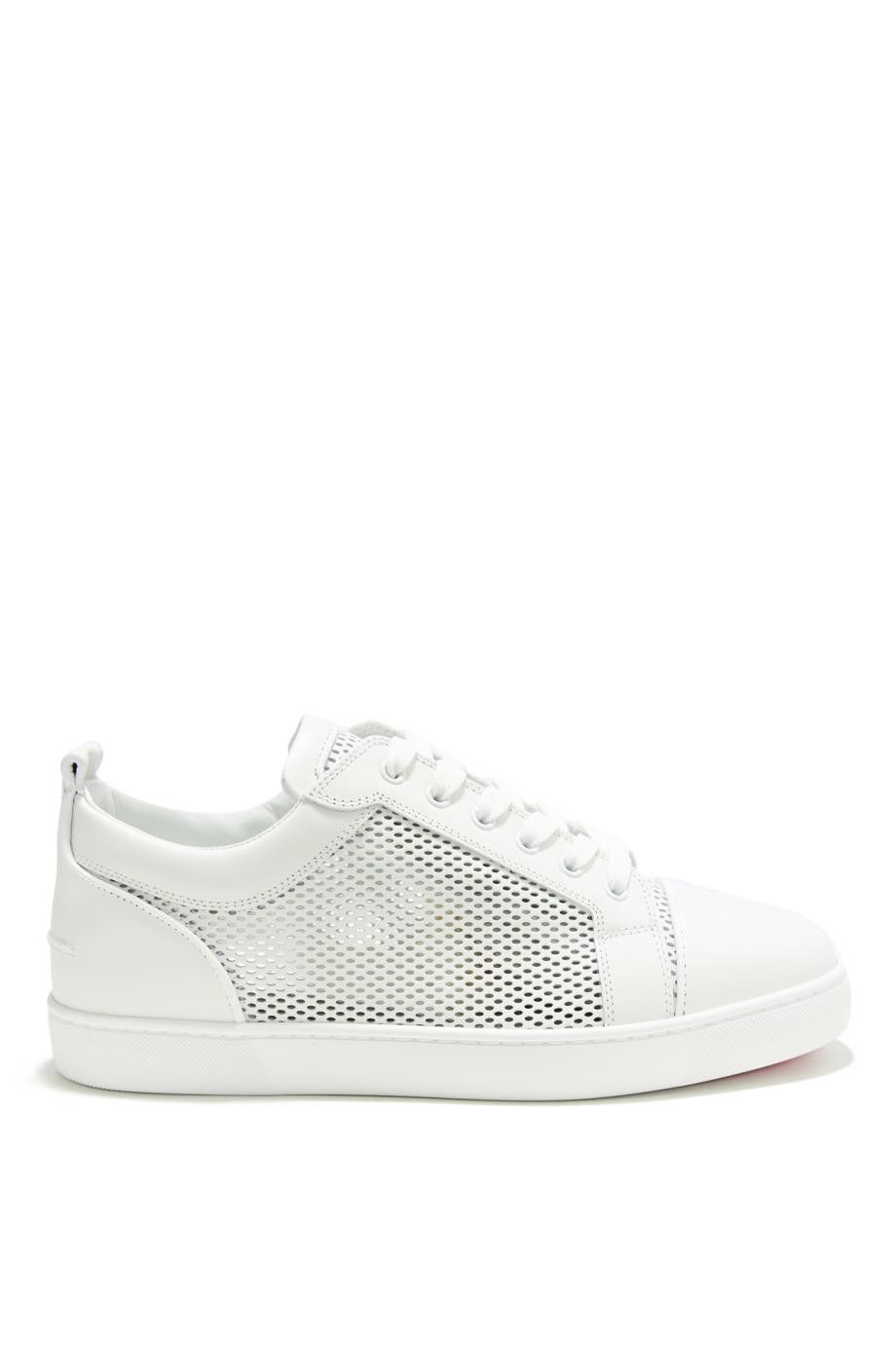 Christian Louboutin o1bcso1str1024 Ac Louis Junior Sneakers in White Size US 12 / EU 45 - 1 Thumbnail