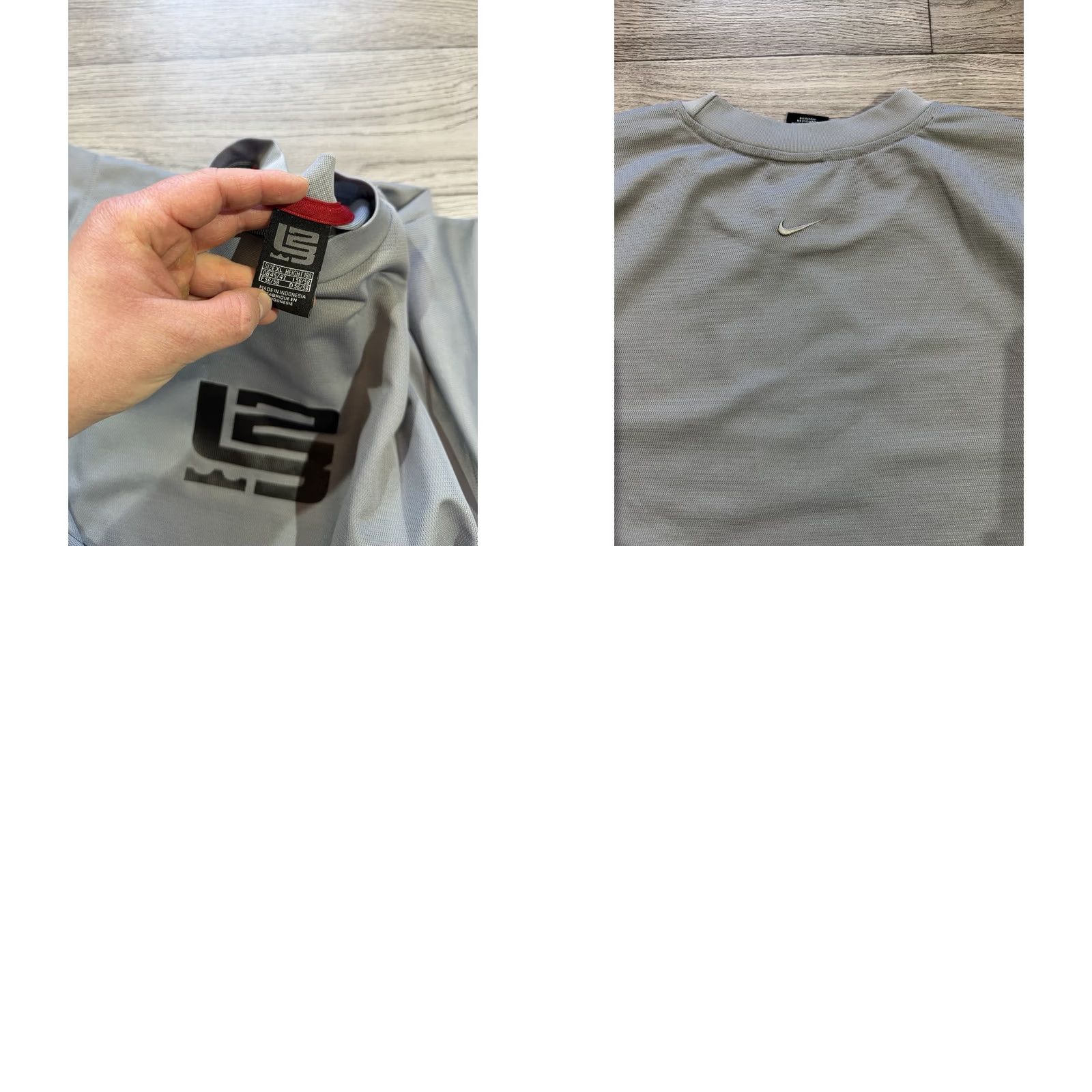 Nike VINTAGE Nike LeBron James Training T-Shirt Basketball Grey XL Mens Size US XL / EU 56 / 4 - 8 Thumbnail