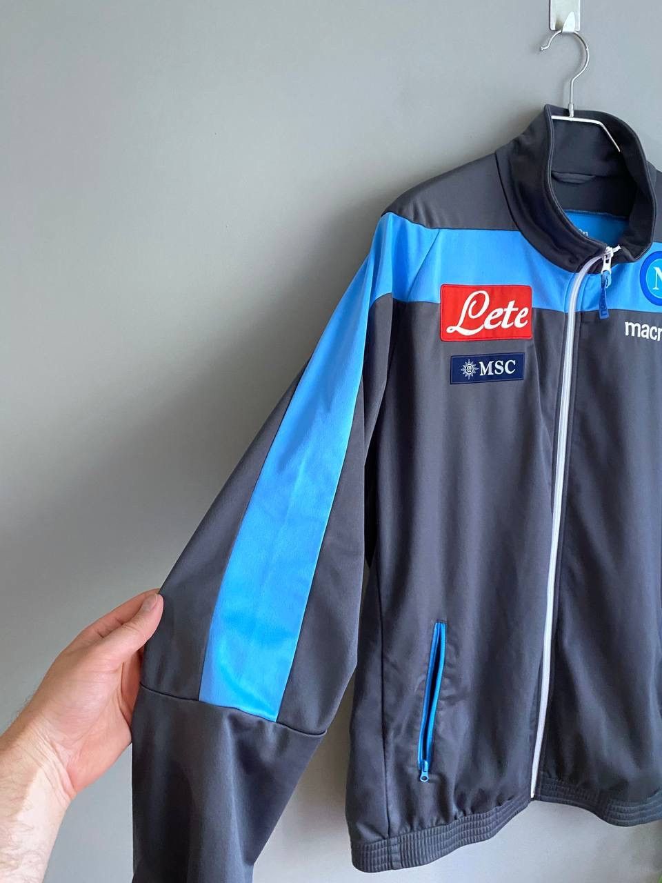 Macron Macron SSC Napoli 2012/2013 Soccer Track Jacket, Size XXL Size US XXL / EU 58 / 5 - 8 Thumbnail