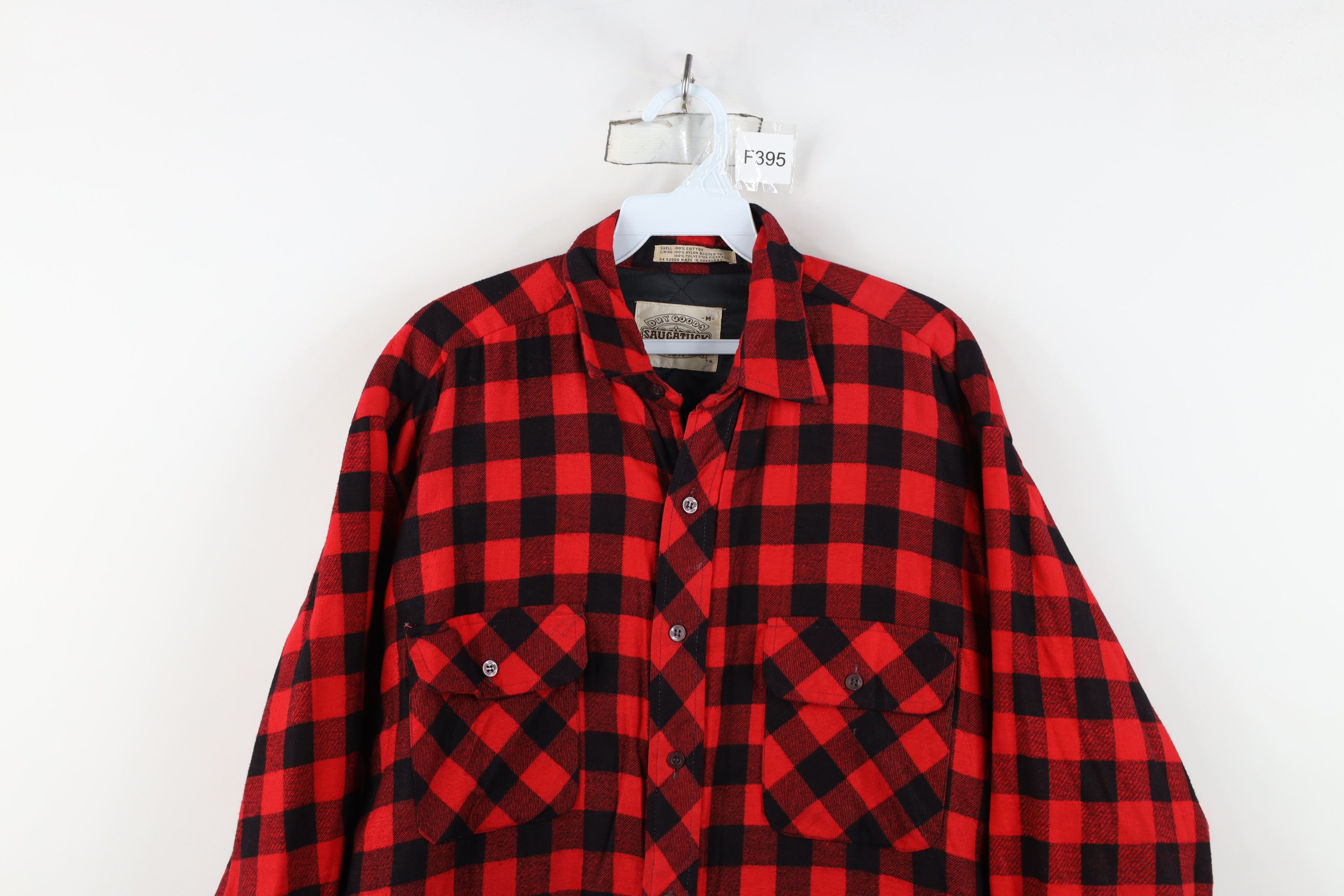 Vintage Vintage 90s Streetwear Plaid Flannel Button Shirt Jacket Jac Size US M / EU 48-50 / 2 - 2 Thumbnail