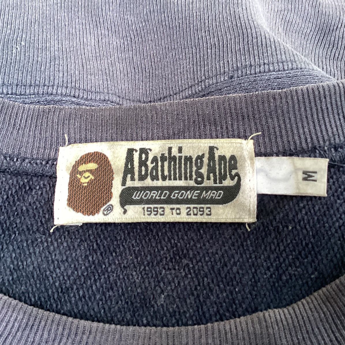 Bape × Vintage Bathing Ape Small Logo Sweatshirt Size US M / EU 48-50 / 2 - 8 Thumbnail