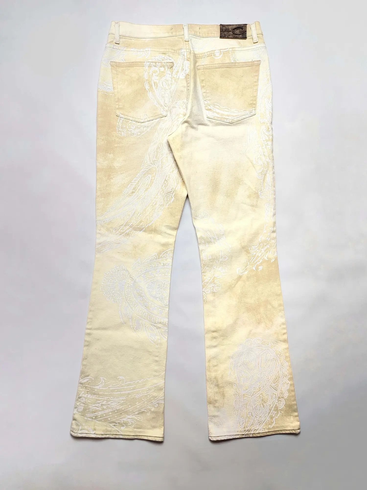 Just Cavalli Vintage Roberto Cavalli Bandana Paint Pants Size US 30 / EU 46 - 6 Thumbnail