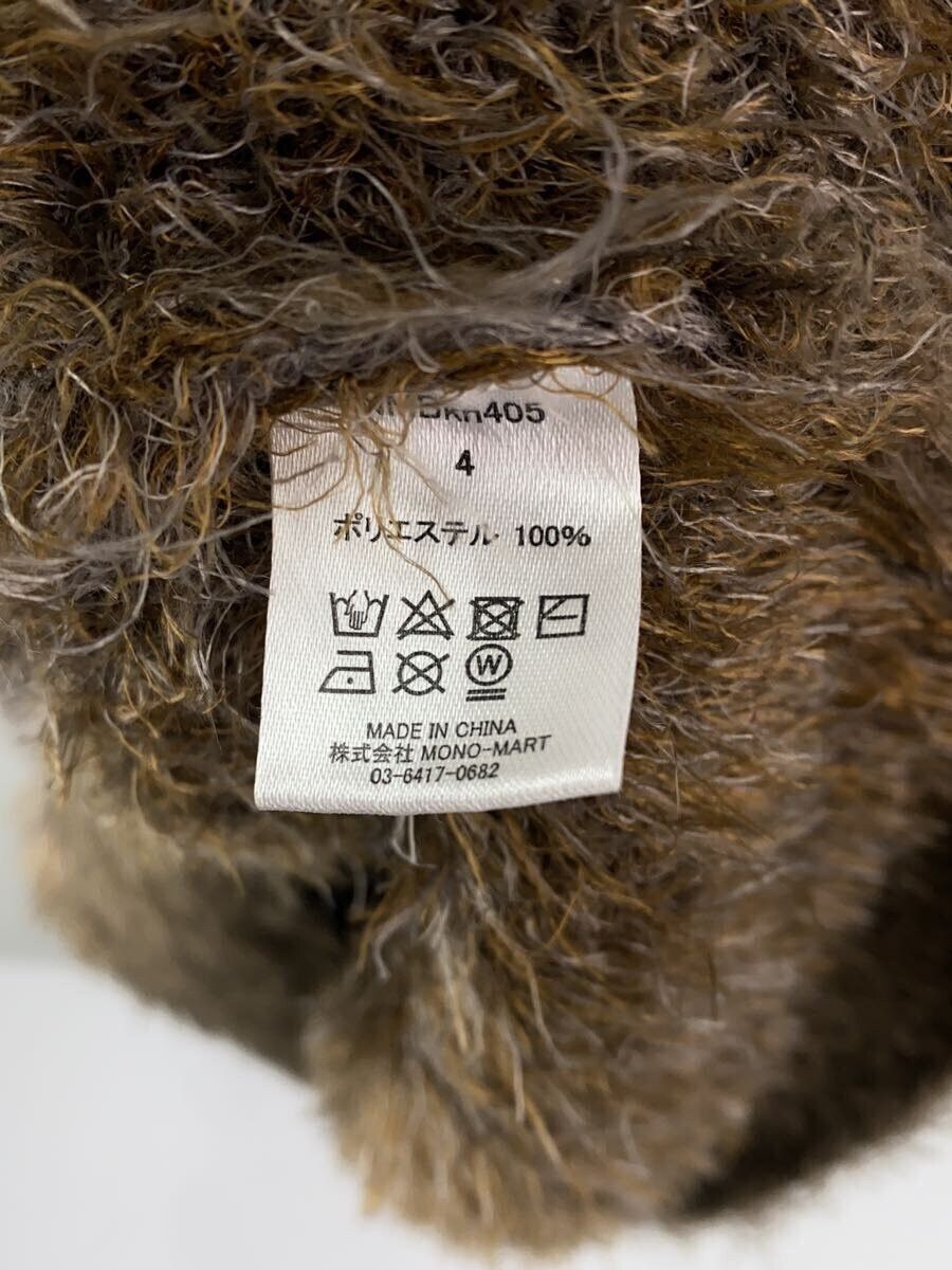 Number (N)ine Grunge Argyle Faux Fur Knit Cardigan Size US XL / EU 56 / 4 - 5 Thumbnail