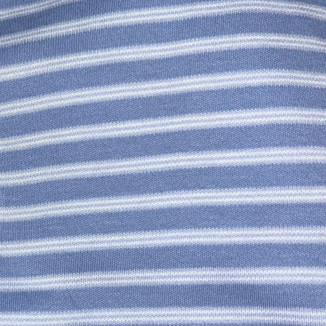 Calvin Klein Collared Polo Blue Striped Short Sleeve Shirt Three button Size US XL / EU 56 / 4 - 5 Thumbnail