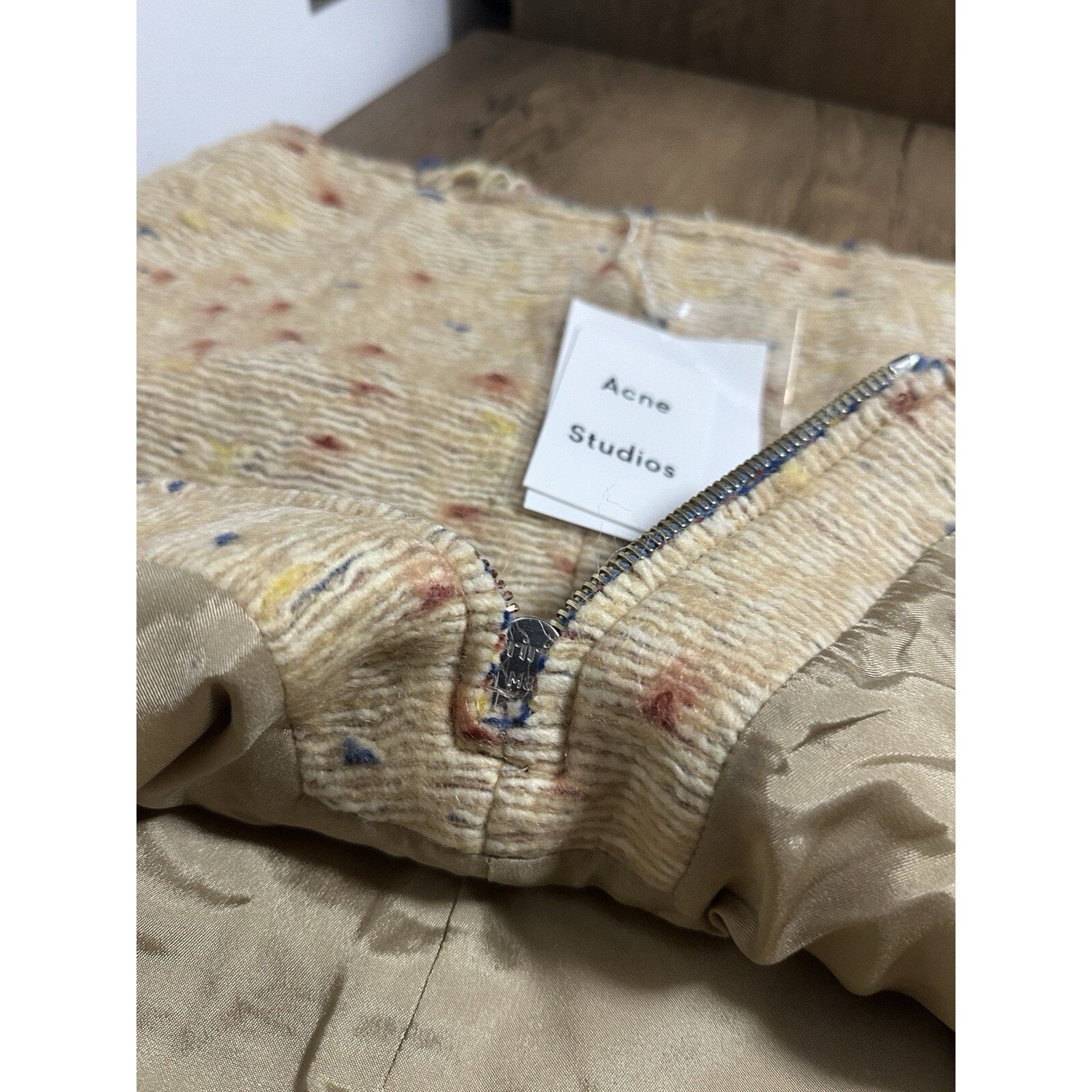 Acne Studios AW/15 Acne Studios Fury Dot Tweed Style Middle Length Skirt Size 28" / US 6 / IT 42 - 8 Thumbnail