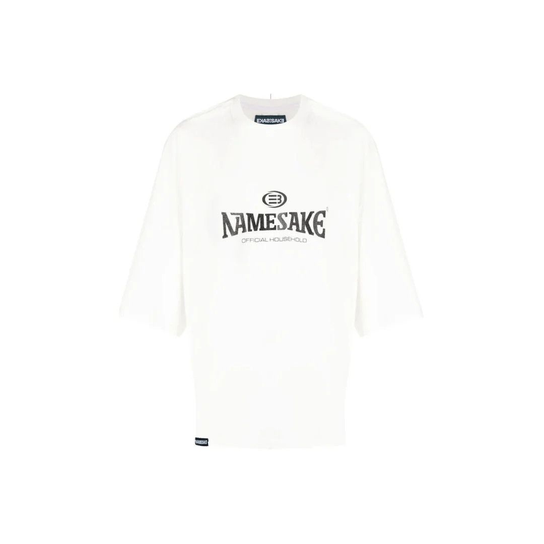 image of Namesake O1Mle0424 Mayo Oversized T-Shirt In White, Men's (Size Small)