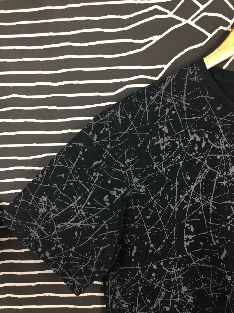 Designer Paco Rabanne Paris All Over Print Patterned Tee Size US L / EU 52-54 / 3 - 4 Thumbnail