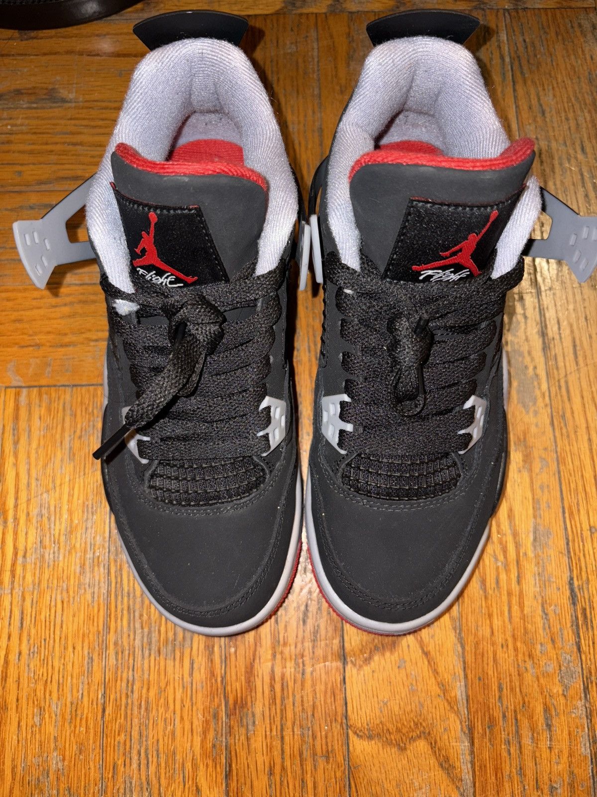 Jordan Brand Jordan Retro Bred 4’s- Gradeschool (GS) Size US 6 / IT 36 - 3 Thumbnail