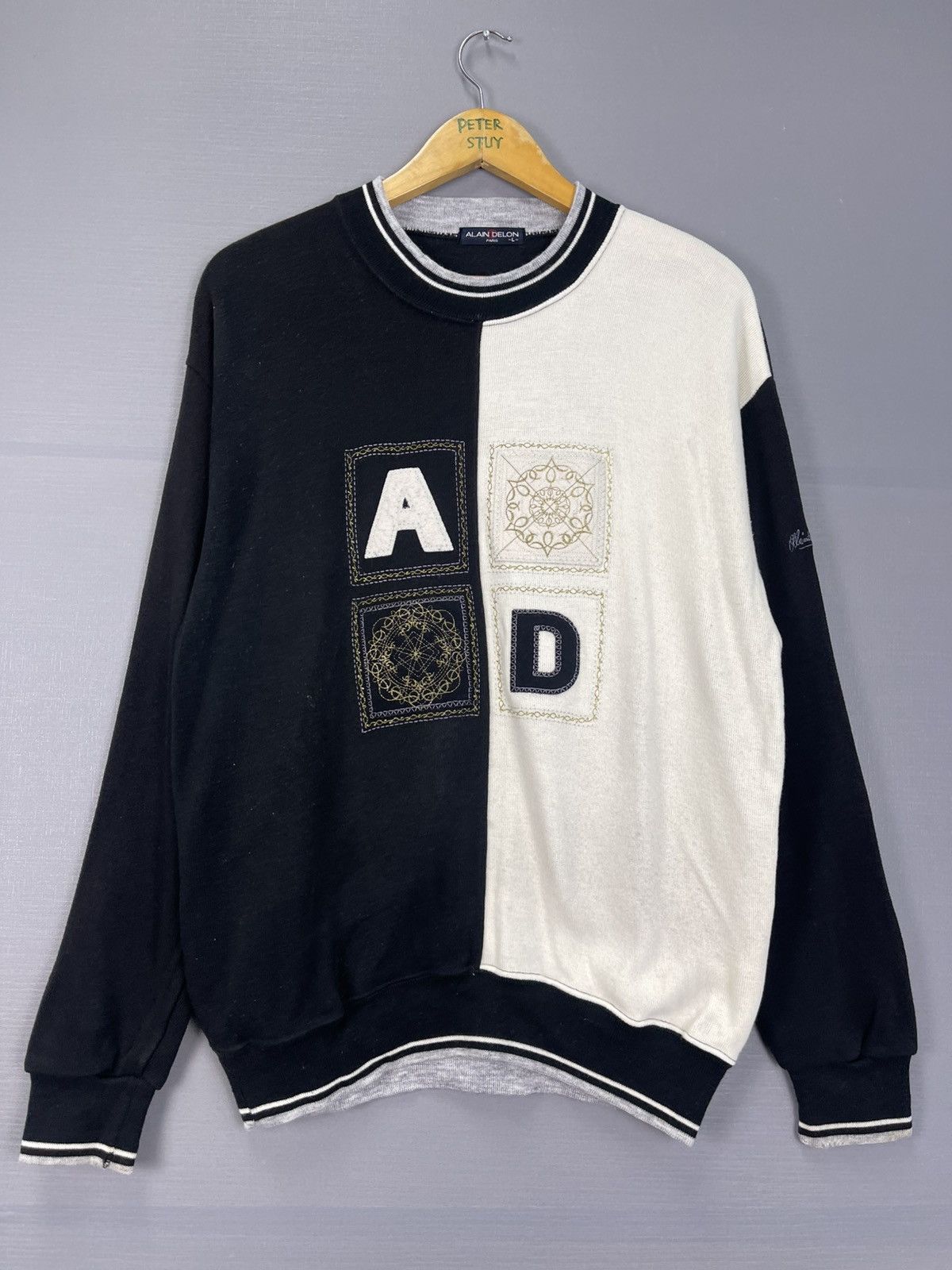 Vintage Vintage Alain Delon Sweatshirt Size US L / EU 52-54 / 3 - 2 Thumbnail