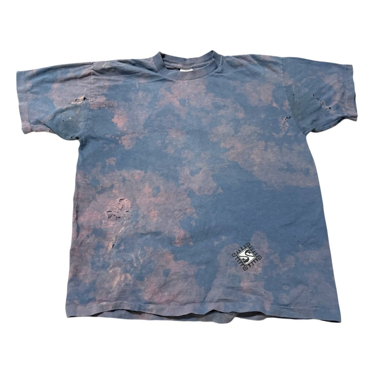 Vintage THRASHED VINTAGE 80s Quicksilver T Shirt SKATER Size US M / EU 48-50 / 2 - 2 Thumbnail