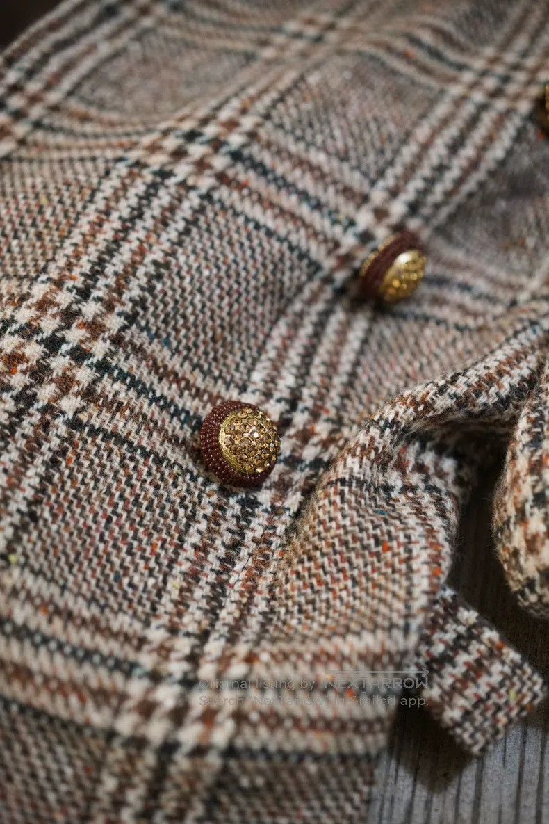 Valentino Valentino Plaid wool tweed coat set Size M / US 6-8 / IT 42-44 - 3 Thumbnail