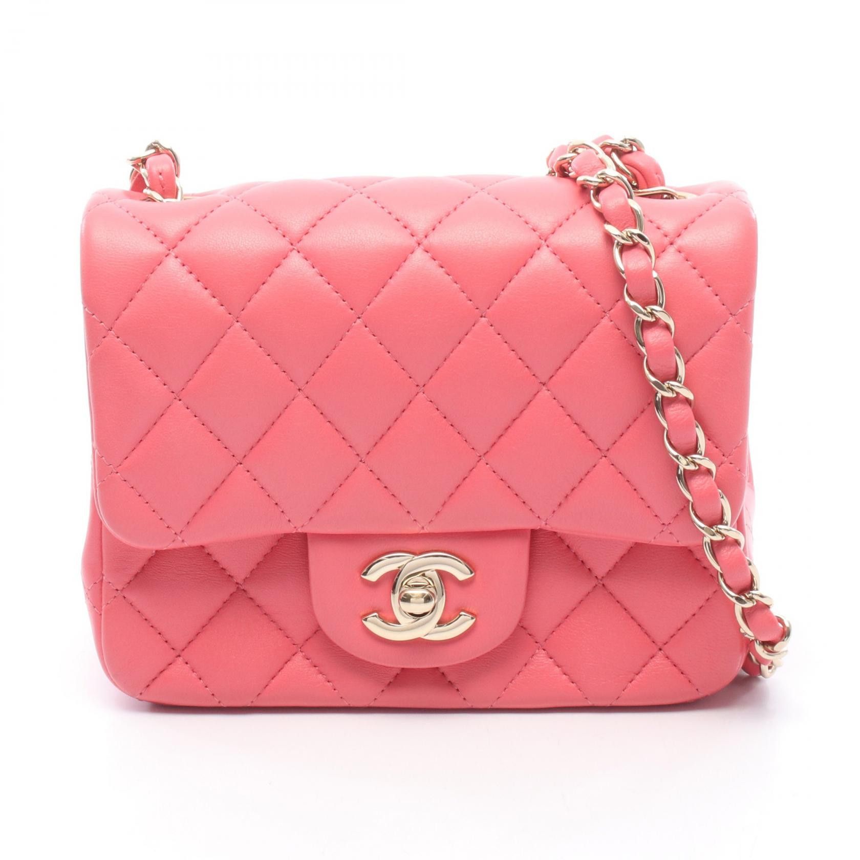 Chanel Chanel CHANEL Mini Matelasse Lambskin Shoulder Bag Leather Shoulder Bag DUTY FREE for USA Size ONE SIZE - 1 Thumbnail