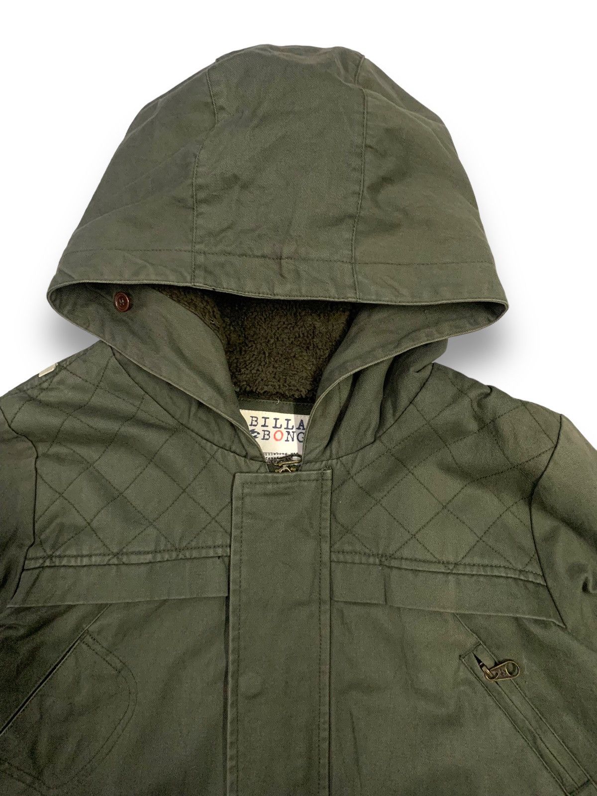 Billabong Vintage Billabong Military Anorak Parka Field Jacket Size US S / EU 44-46 / 1 - 5 Thumbnail